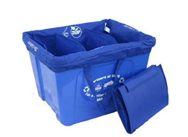Blue Bin Recycling Organizer